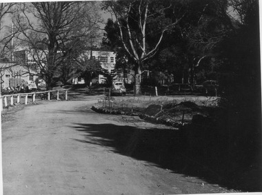 Photograph - Black and white print, E.M. Gibson, Construction Administration Building, 24 July 1948