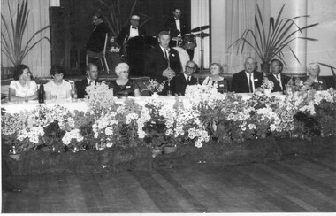 Photograph - Black and white print, Progress Photos, 75th Anniversary Dinner Dance, 1966