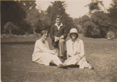 Photograph - Black and white print, Group of Students 1922-23, 1922-1930
