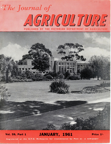 Photograph - Black and white print, Journal of Agriculture, The College of Horticulture, Burnley, c. 1970