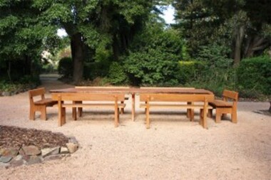 Photograph - Digitised, Friends of Burnley Gardens, Sugar Gum Table Setting, 2013