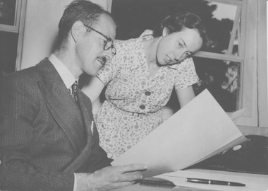 Photograph - Black and white print, M. Nelson, T.H. Kneen, c. 1956
