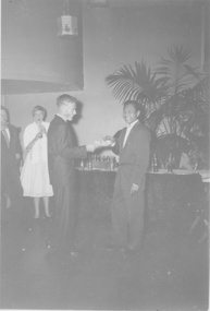 Photograph - Black and white print, M. Nelson, School Dance 1956, 1956