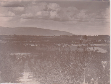 Photograph - Black and white print, Rural view, Unidentified