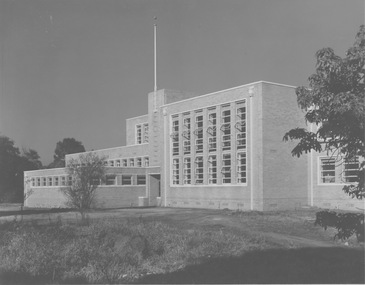 Photograph - Black and white print, Commercial Photographic Co Pty. Ltd, Administration Building, c. 1949