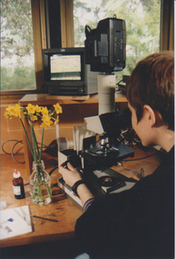 Photograph - Colour print, Kodak, Student in the Laboratory, Unknown