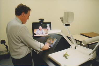 Photograph - Colour print, Kodak, Staff Members Working with Computers, Unknown