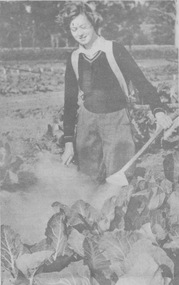 Photograph - Black and white photocopy, The Argus, Joan Fitzgerald, 1953