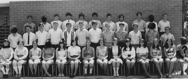 Photograph - Black and white print, Information Branch Victorian Department of Agriculture, Student Year Group, 1960s