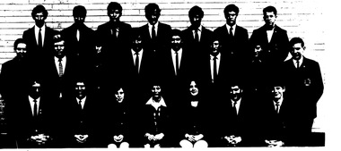 Photograph - Black and white print, Information Branch Victorian Department of Agriculture, Student Year Group, 1970-1980