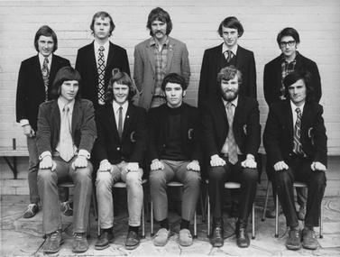 Photograph - Black and white print, Information Branch Victorian Department of Agriculture, Student Group, 1970-1973