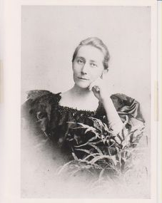 Photograph - Black and white print, Falks Studio et al, Ina Higgins, c. 1895