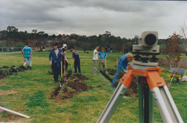 Photograph - Colour prints, Fujicolour, Students Working in the Field Station, Unknown