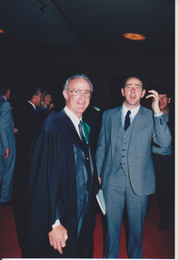 Photograph - Colour prints, Peter Wood at Burnley Graduation, 1991