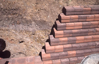 Photograph - 35mm Colour slides, Kodachrome, Retaining Wall Quad Construction, 1986-1987