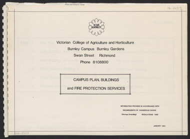 Plan, Campus Plan, Buildings and Fire Protection Services