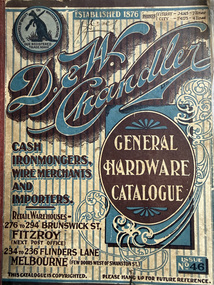 Book (item) - Catelogue, D. & W. Chandler Ltd, General Hardware Catalogue, Circ. 1920