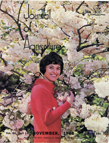 Photograph - Journal, Dept pf Agriculture, Victoria, Cherry Blossom, 1966