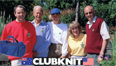 Postcard, Clubknit, November 1990