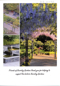 Card, Snapfish, Friends of Burnley Gardens Thank You, C. 2022