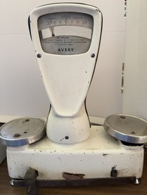 Machine - Scales, W & T Avery Ltd, Set of manual scales with weights, Mid 20th Century