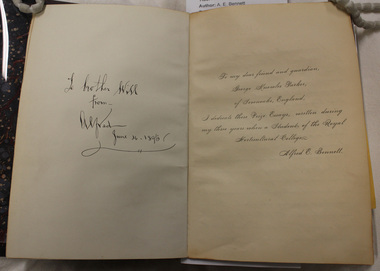 Photograph - Book, Jane Wilson, A.E. Bennett Prize Essays, 15.11.2022