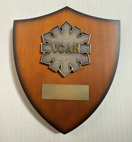 Plaque (item) - Trophy shield, Unused wooden VCAH shields (3), 1983-1996