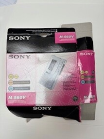 Machine - Audio cassette tape, Sony, Microcassette-Corder M-560V, 2002-2003