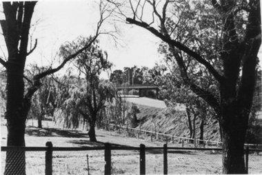 Photograph - Black and white photograph, E.M. Gibson, Lagoon Paddock and Yarra Boulevard, September 1942
