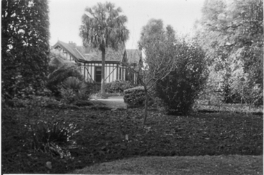 Photograph - Black and white photograph, E.M. Gibson, Principal's Residence, Early 1940's