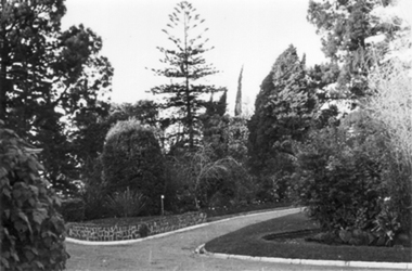 Photograph - Black and white photograph, E.M. Gibson, Rock Point, Early 1940's