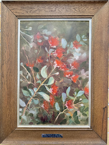 Painting - Burnley Centenary 1991 gift, Fran O'Brien, Fran O'Brian Oil Painting, V.C.A.H.Longerenong