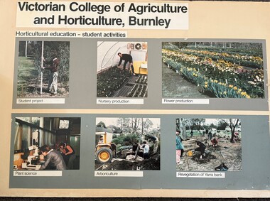 Sign - Display, VCAH, Student Activities -  Horticultural Education, 1988-1993