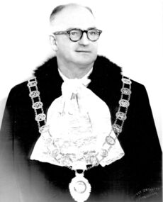Photograph, William Henry Goldsmith Mayor of Borough of Port Fairy 1951, 1954, 1955