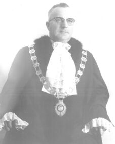 Photograph, Ryan, Samuel John Mayor of Borough of Port Fairy 1958