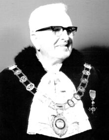 Photograph, Humphrys, Isaac Roy Mayor of Borough of Port Fairy 1968