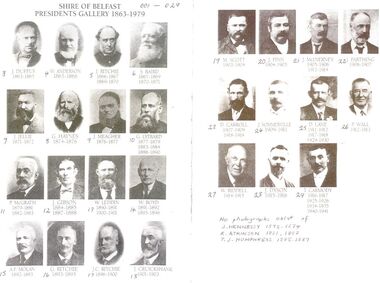 Photograph, Belfast Shire Presidents Gallery