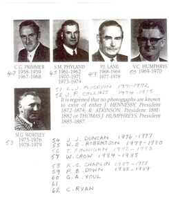 Photograph, multiple shire Presidents