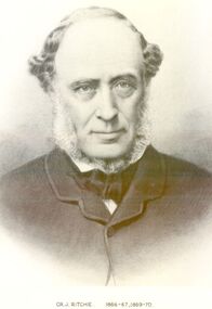 Photograph, Cr J Ritchie Shire of Belfast President1866-67 1869-70
