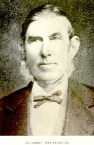 Photograph, Cr J Gibson Shire of Belfast President 1884-85 87-88