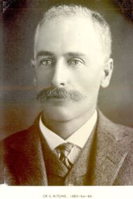 Photograph, Cr G Ritchie Shire of Belfast President 1893-94-95