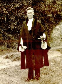 Mackley, George John  in Town Clerk gown and jabot