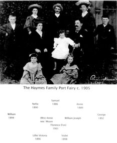 Photograph, Haymes family, c.1905