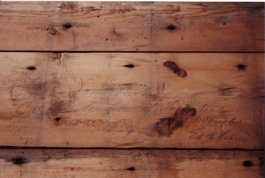 Pencil signature of Thomas Southcombe