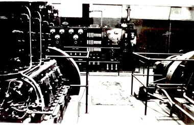Machinery inside Glaxo factory