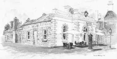 Photograph - Drawing, Sketch of Borough Chambers