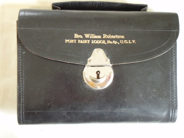 Ceremonial object - Apron, and Lodge Case, early 1900s