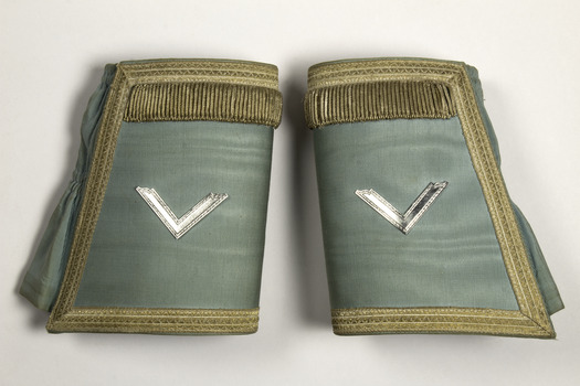 Pair of ceremonial cuffs used in rituals for lodge