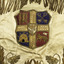 Detail of gold embroidery on ceremonial apron