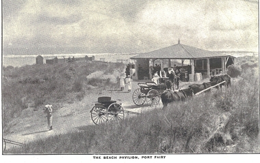 Postcard, The beach pavilion Port Fairy